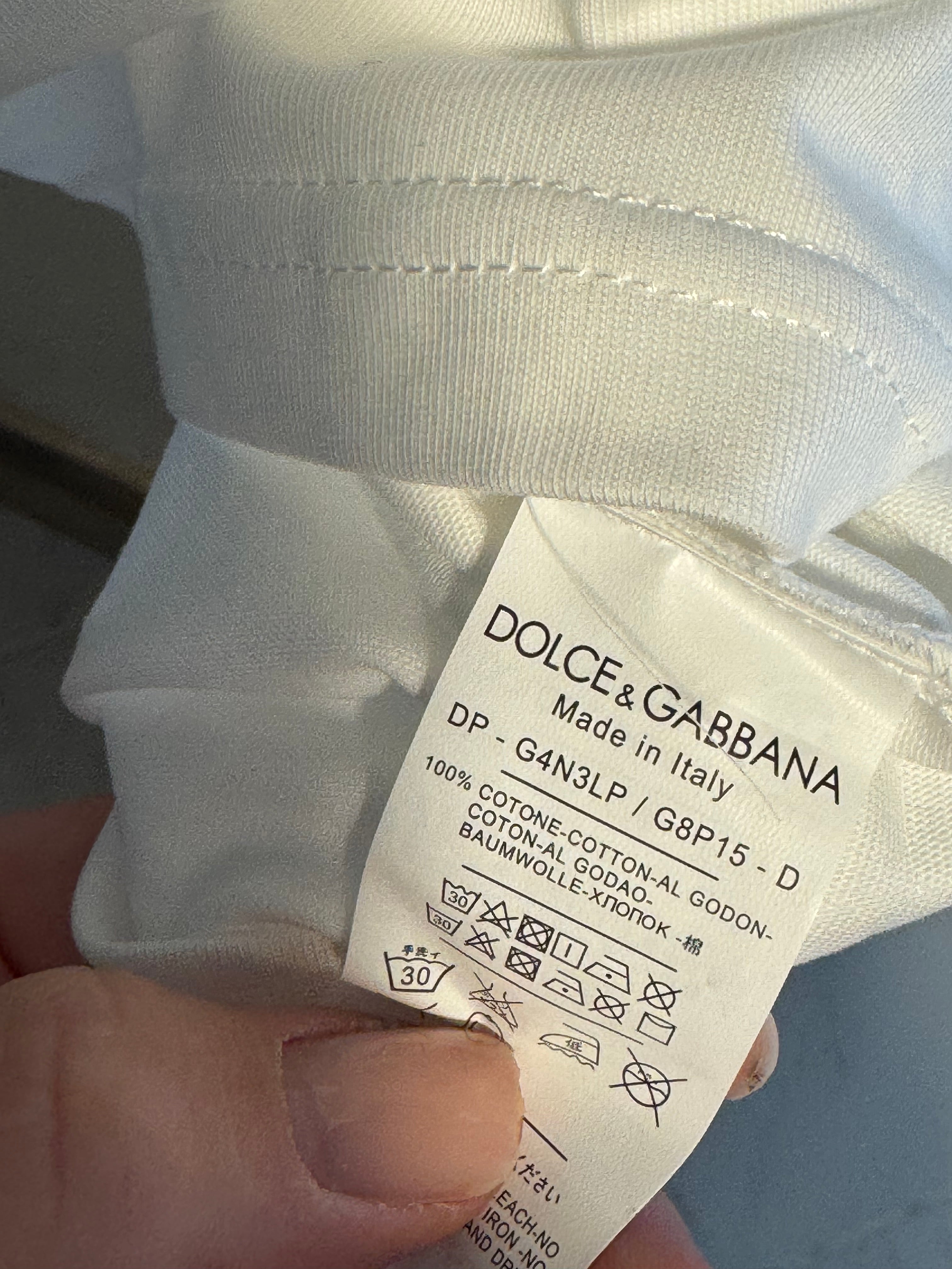 T-shirt DOLCE & GABBANA – TAGLIA (3XL) a Maniche Corte