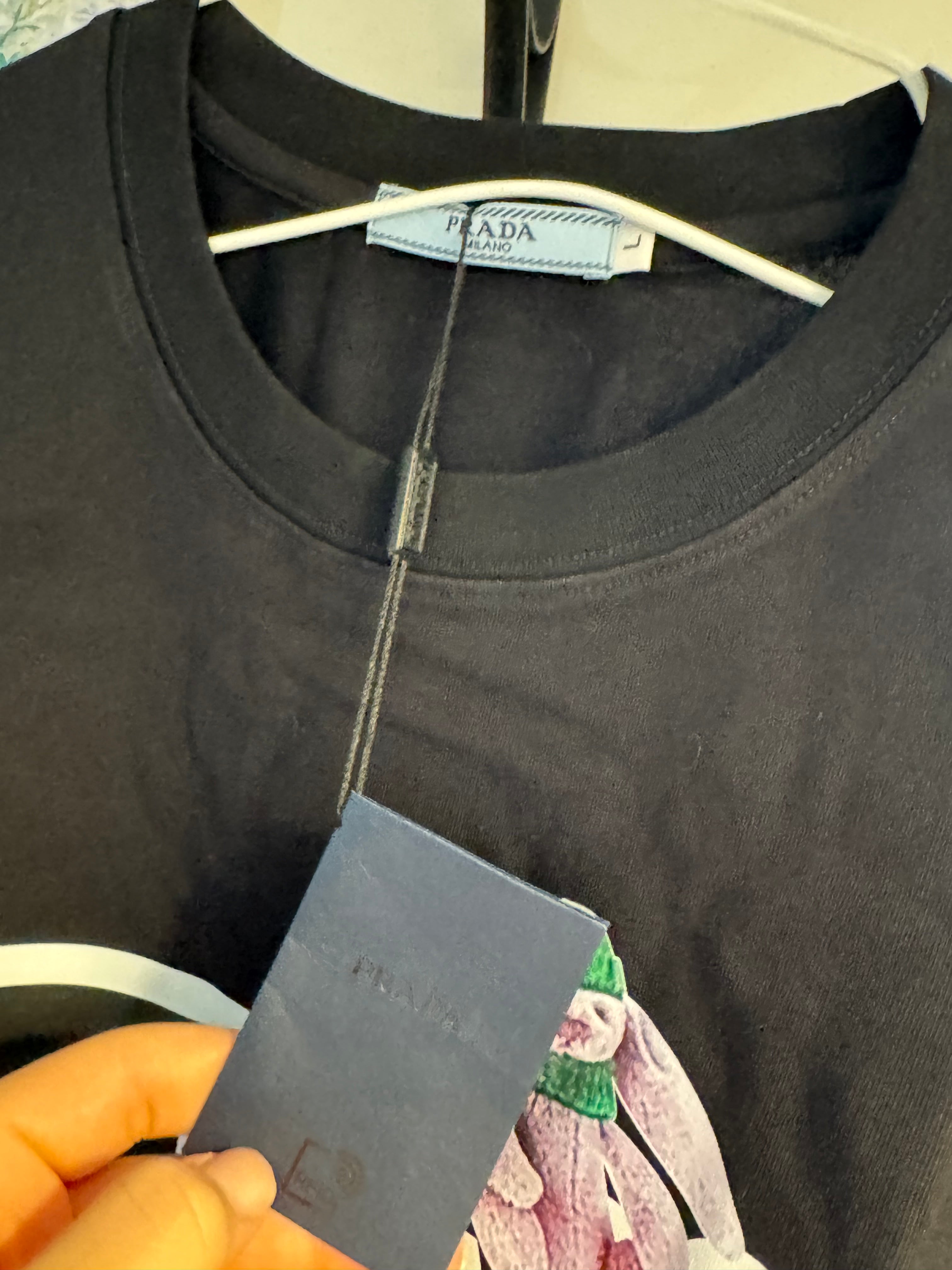 T-shirt PRADA – TAGLIA (L) a Maniche Corte