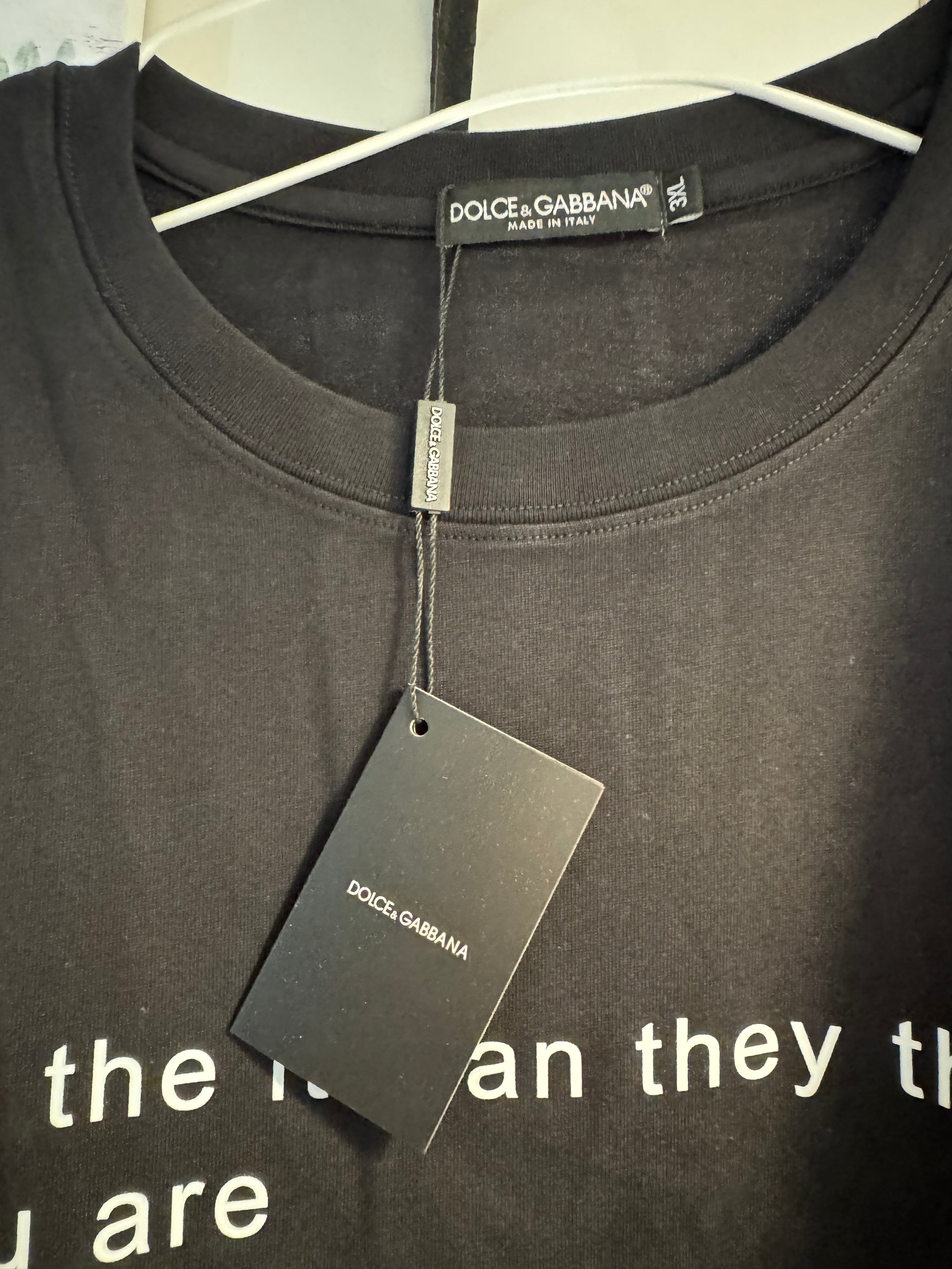 T-shirt DOLCE & GABBANA – TAGLIA (3XL) a Maniche Corte