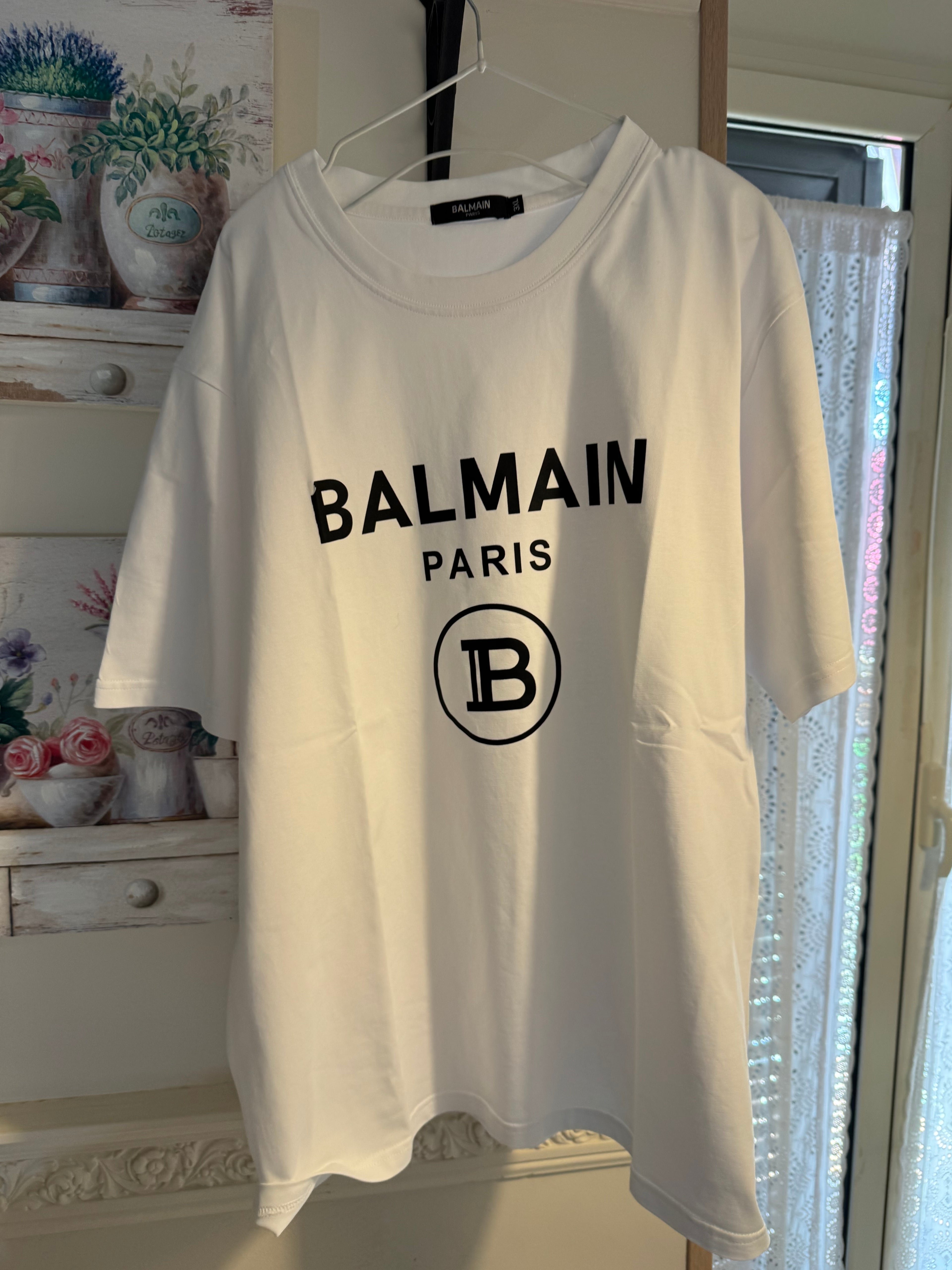 T-shirt BALMAIN PARIS – TAGLIA (3XL) a Maniche Corte